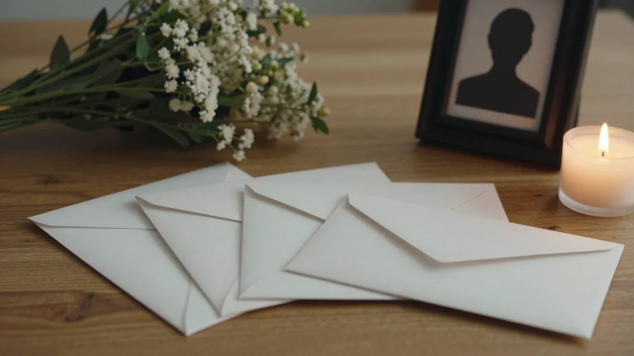 A quiet candlelit room with handwritten letters