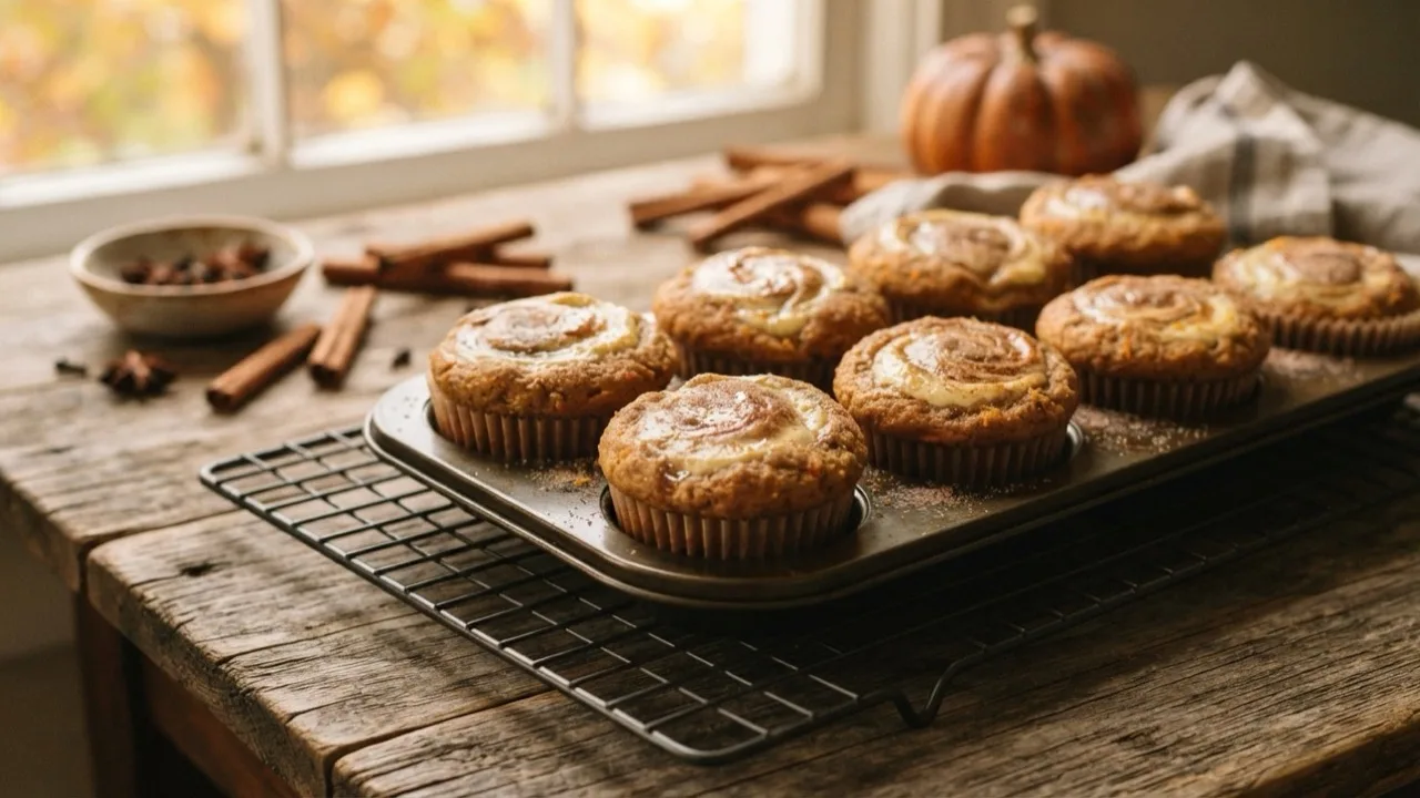 Pumpkin Cream Cheese Muffins: The Filling That Actually Stays Put
