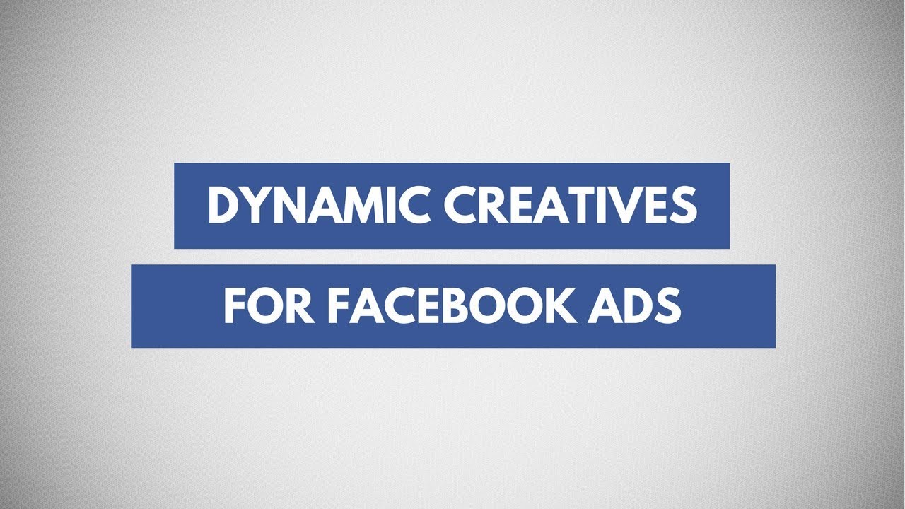 smart bidding dynamic creative ad facebook