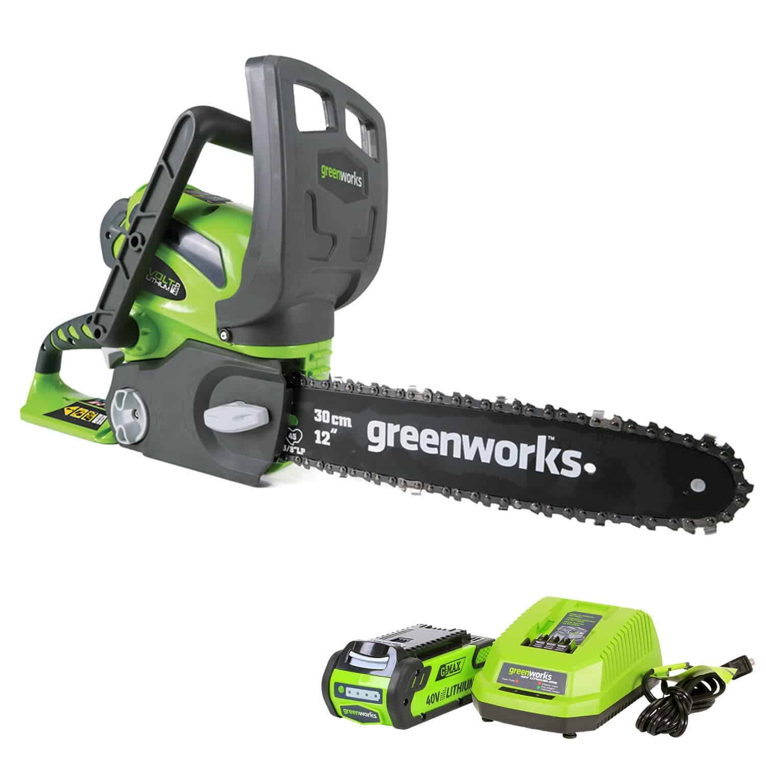 Battery powered chainsaw