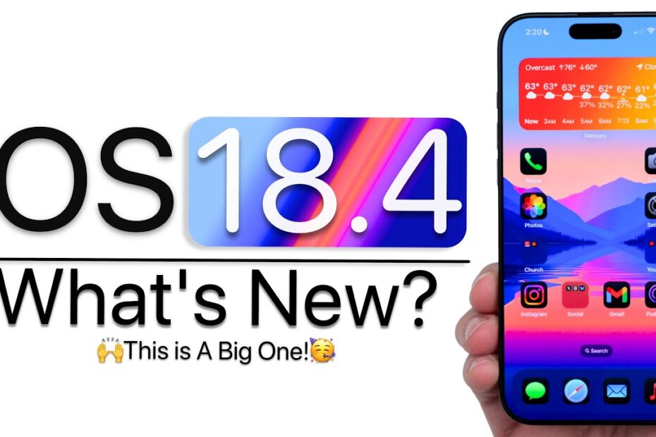 Ios 18.4 Update Features