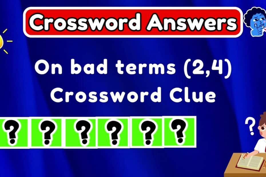 Recently Crossword Clue 2 4