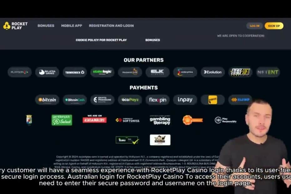 Rocketplay Login
