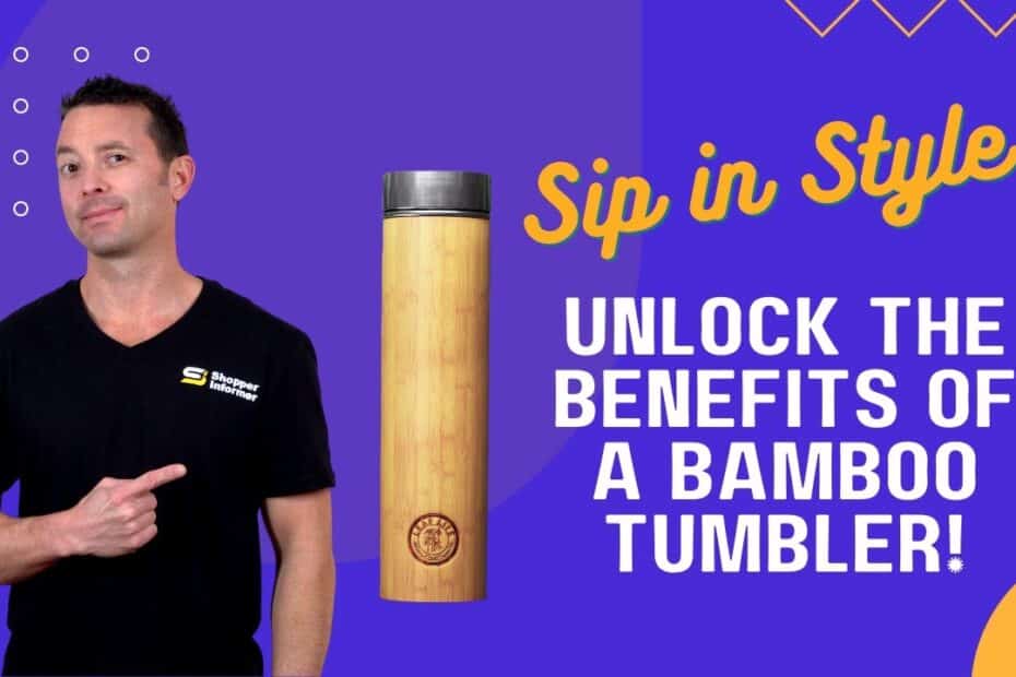 Bamboo tumbler