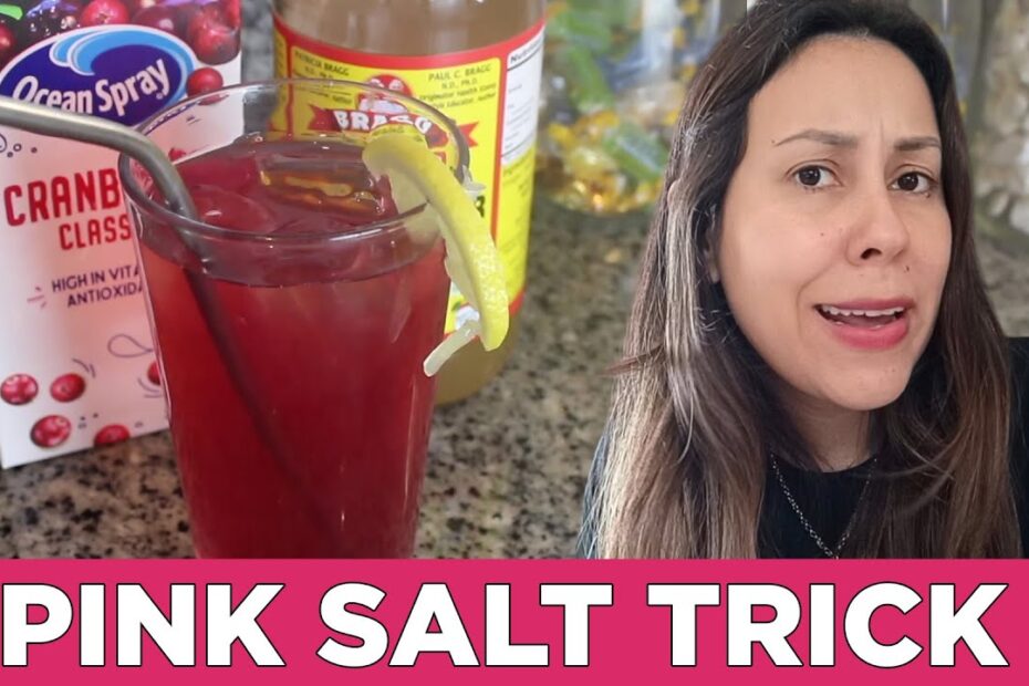 Pink.salt trick for weight loss