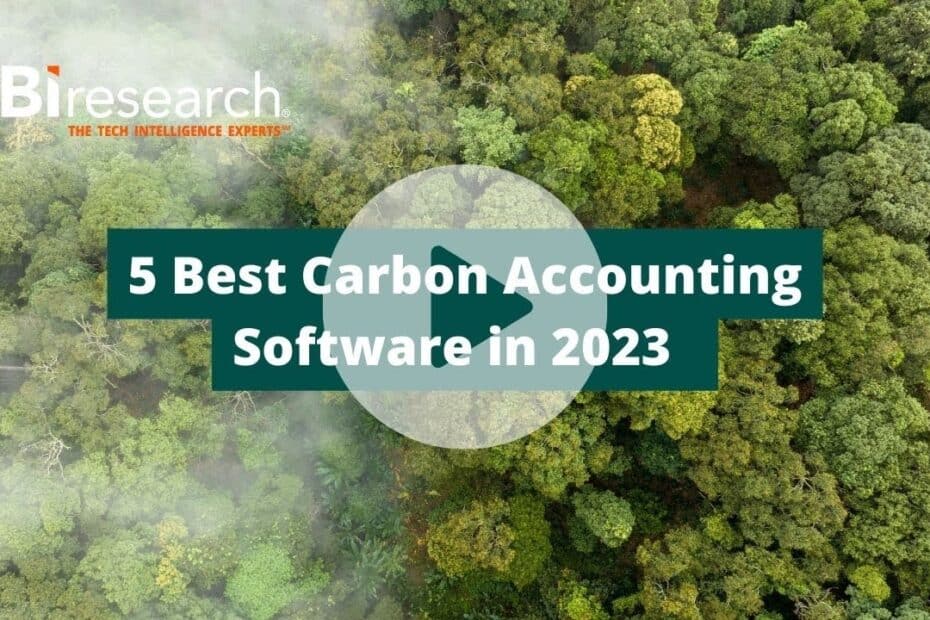 Carbon accounting software