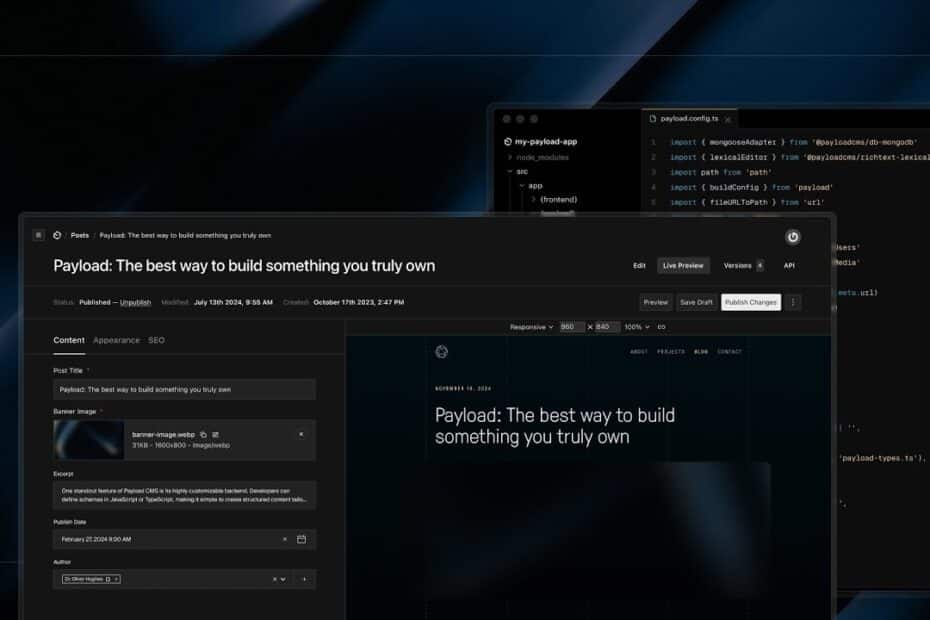 Payload cms