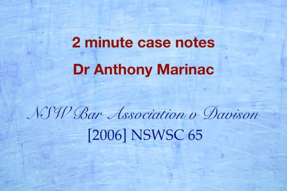 Nsw Bar Association