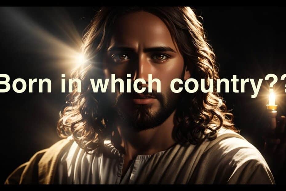 Where Was Jesus Born Country