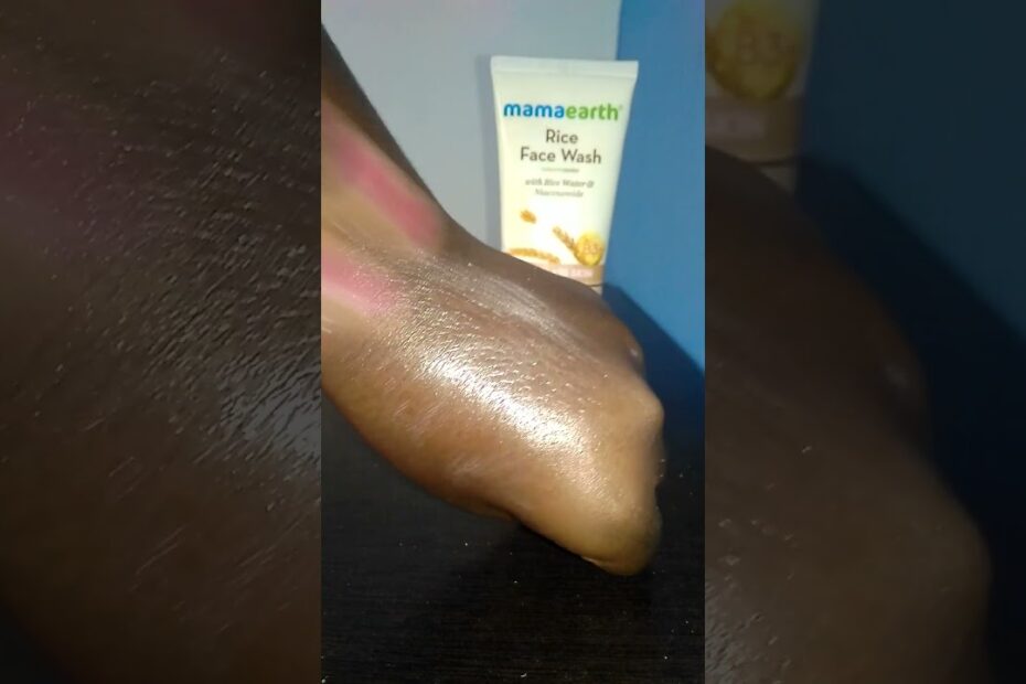rice face wash