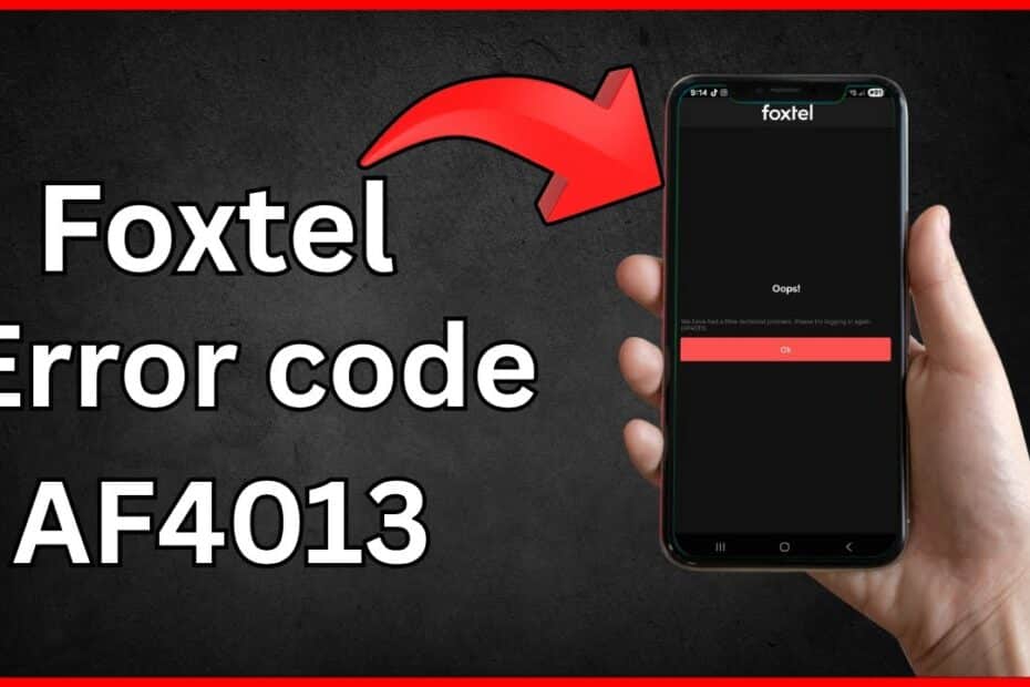Foxtel Error Codes