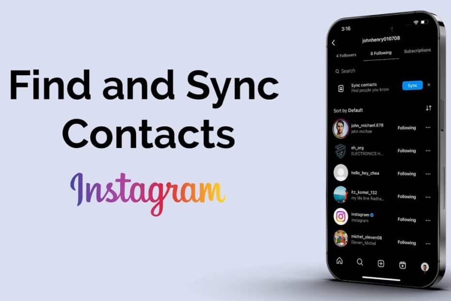 Instagram Contact