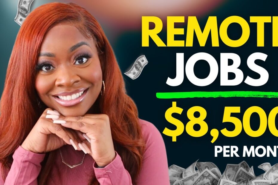 Job To Work From Home