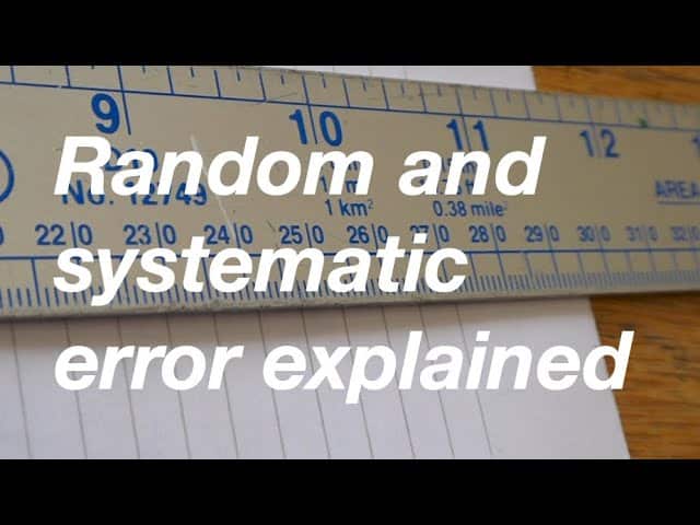 Random Error