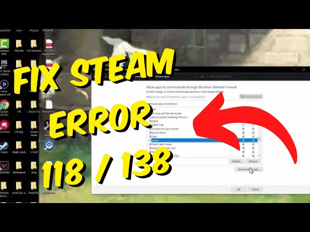 Steam Error Code 118