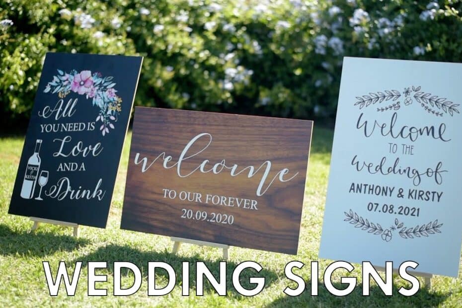 Wedding Signs